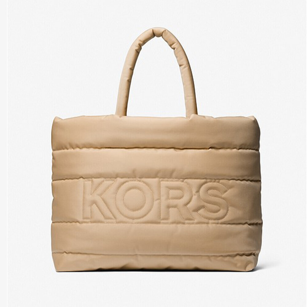 

Сумка Michael Kors Kent Quilted Recycled Nylon Tote, бежевый