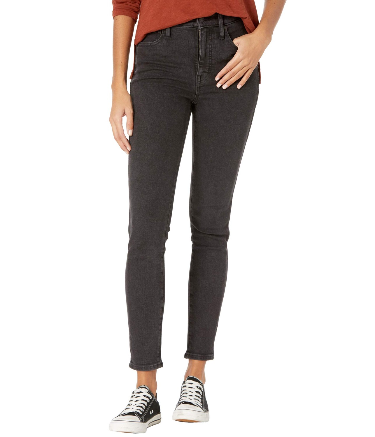 

Джинсы Madewell, 10'' High-Rise Skinny Jeans in Starkey Wash