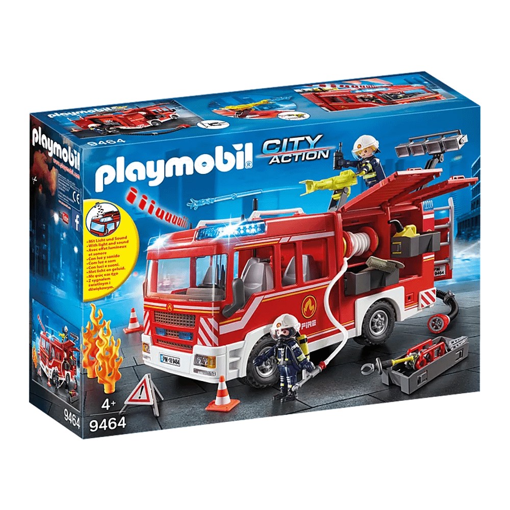 Конструктор Playmobil 9464 Пожарная машина конструктор playmobil city action 9463 пожарная машина с лестницей 89 дет