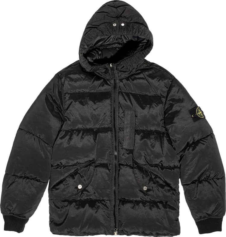 

Куртка Stone Island Hooded Down Jacket 'Black', черный