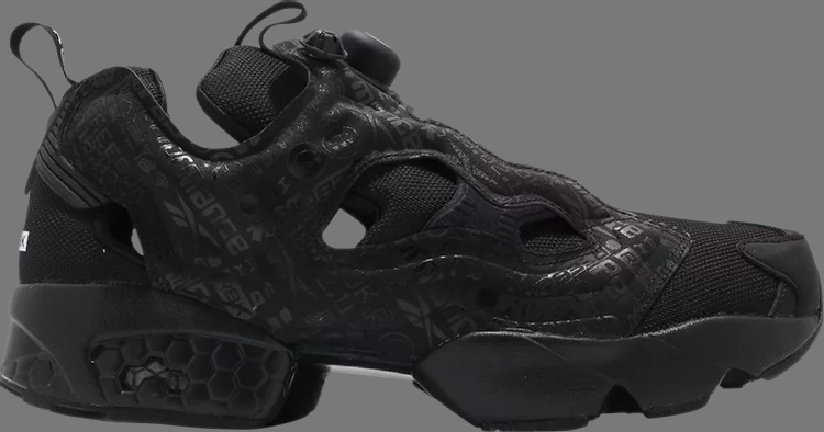 Кроссовки blackeyepatch x instapump fury og 'black' Reebok, черный - фото