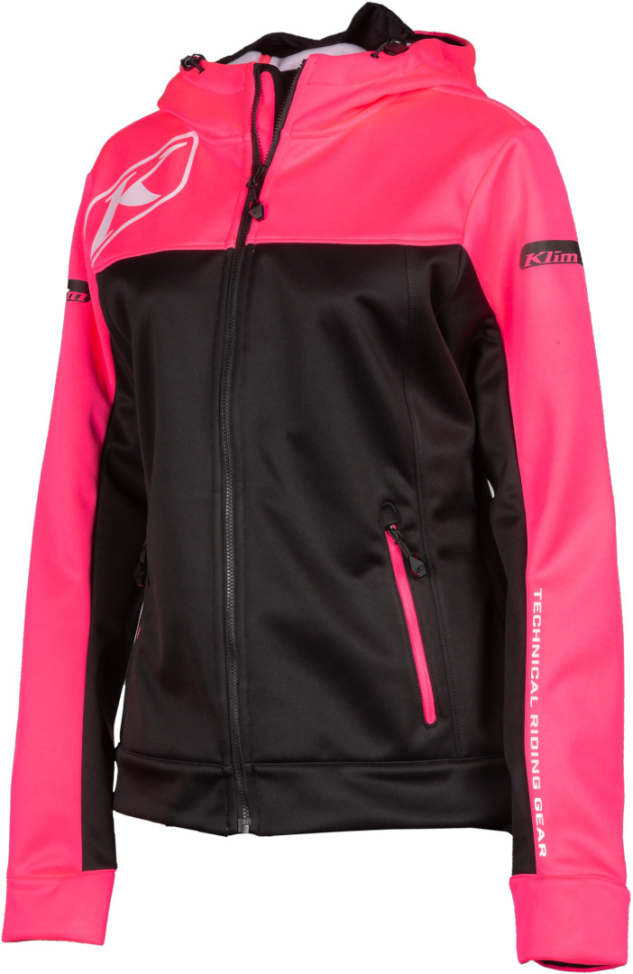 Куртка Klim Evolution для женщин, черно-розовая фото
