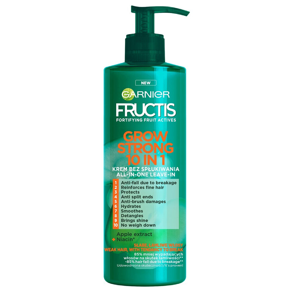 

Garnier Fructis Grow Strong несмываемый крем для волос 10в1 400мл