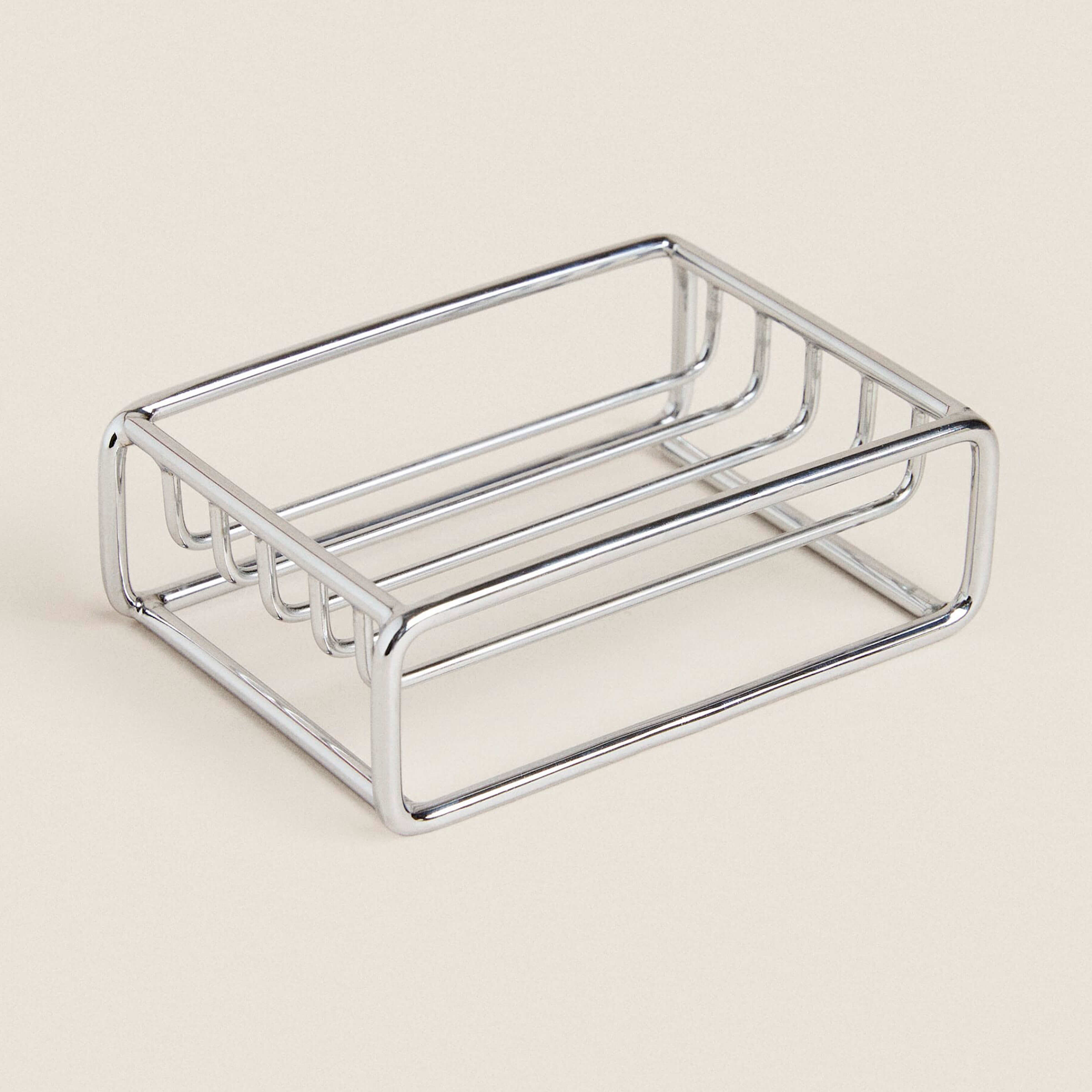 

Мыльница Zara Home Chrome Metal, серебристый