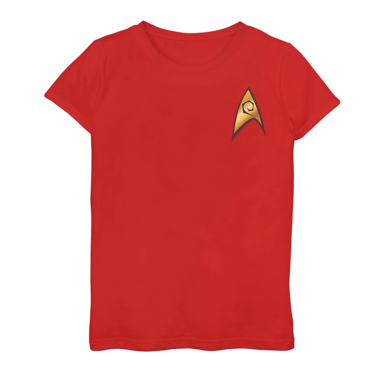 

Футболка с изображением инженерного значка оригинальной серии Star Trek для девочек 7–16 лет Licensed Character