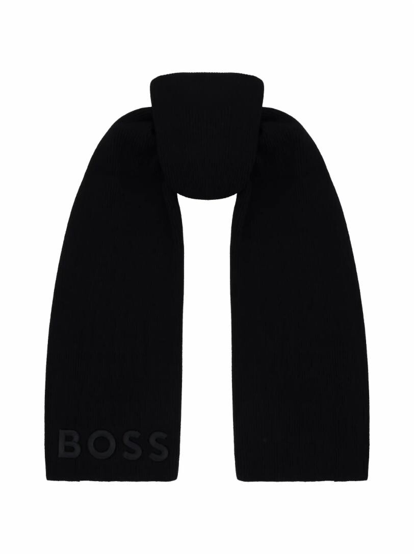 

Вязаный шарф с логотипом Hugo Boss