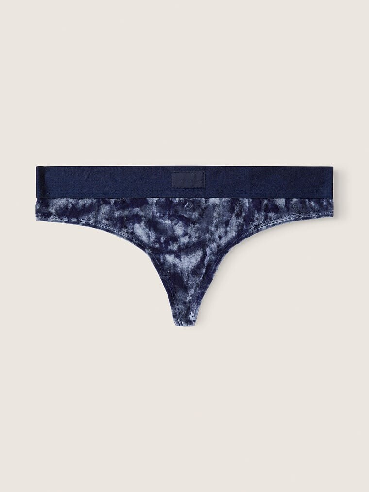 

Трусы Pink Velvet Thong, тёмно-синий