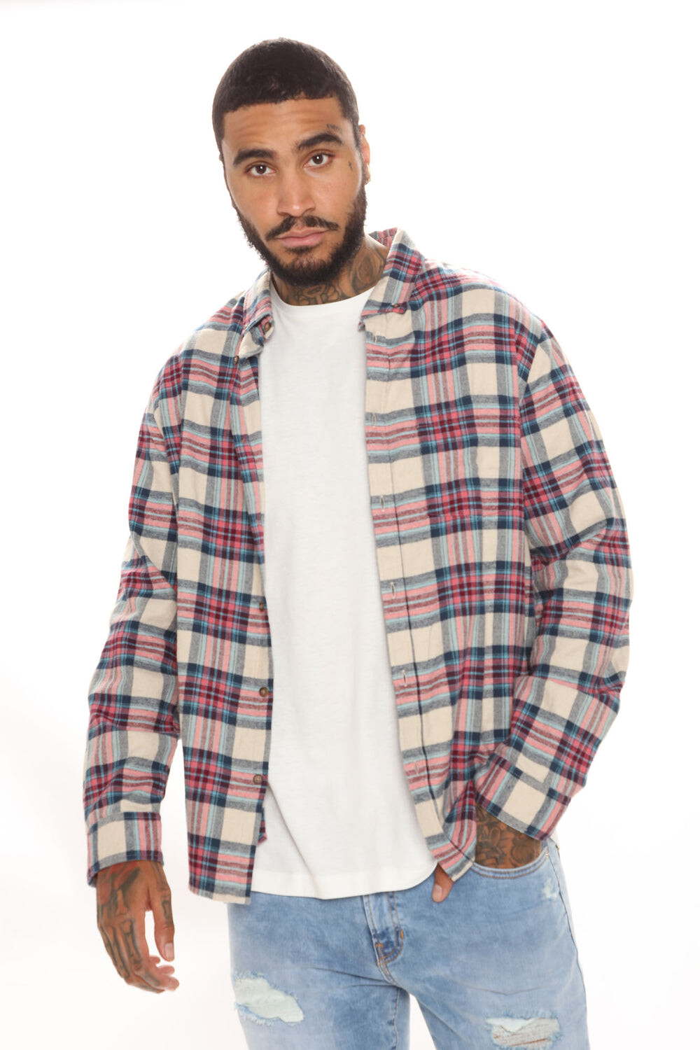 

Рубашка Fashion Nova CFL001, красный