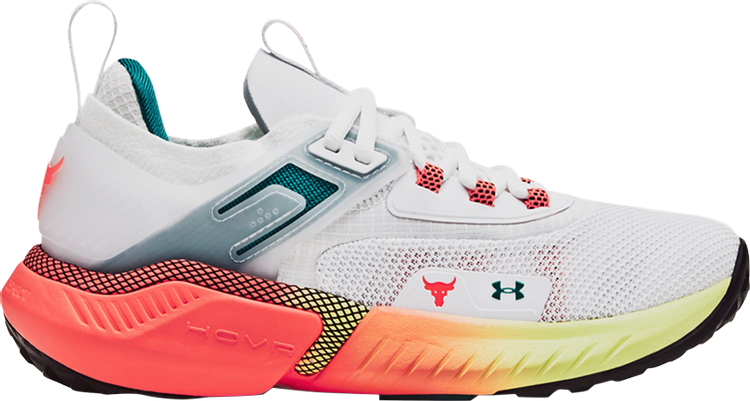 Кроссовки Under Armour Project Rock 5 GS White After Burn, белый