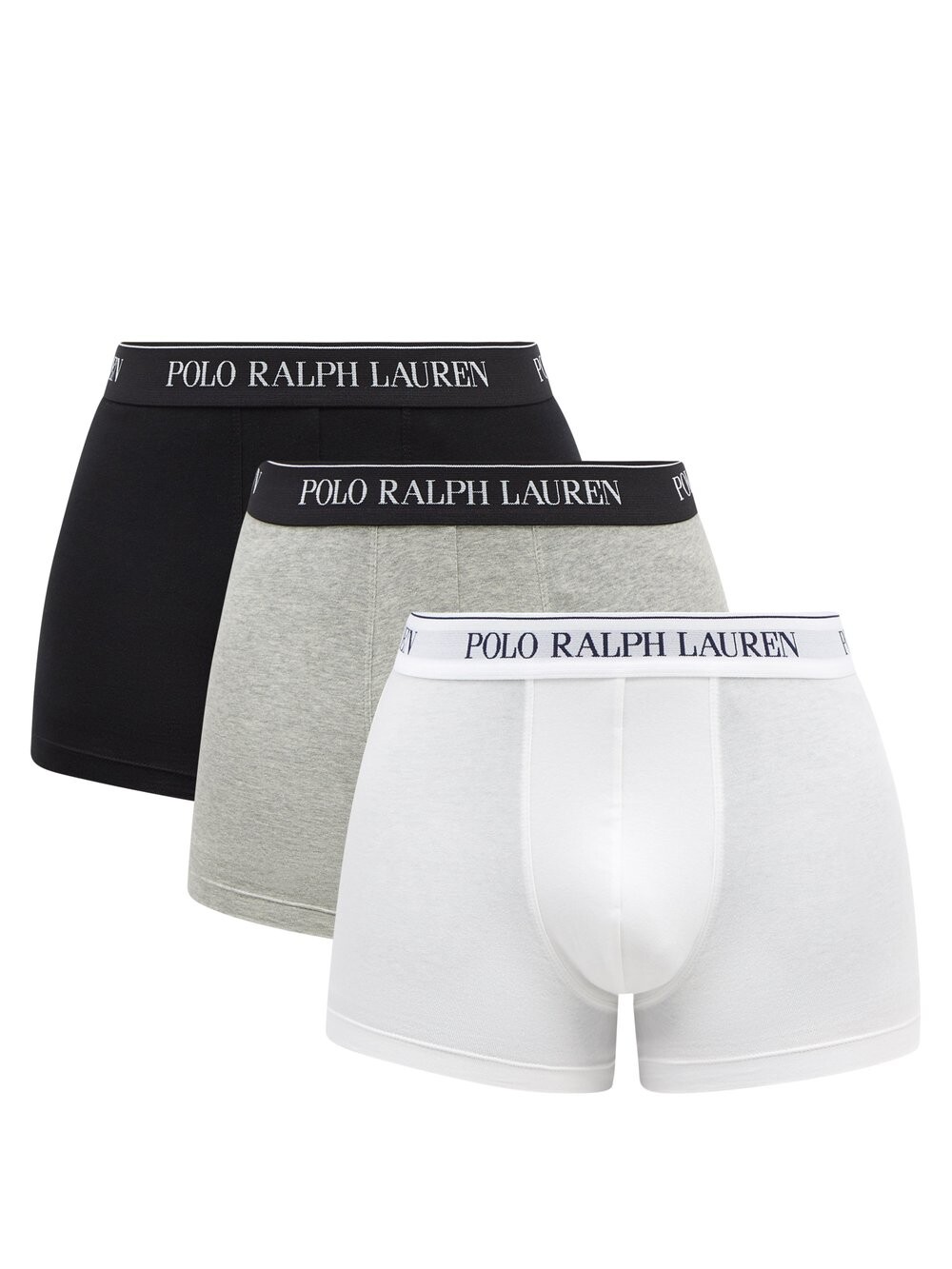 

Набор из трех трусов-боксеров с жаккардовым логотипом. Polo Ralph Lauren, серый
