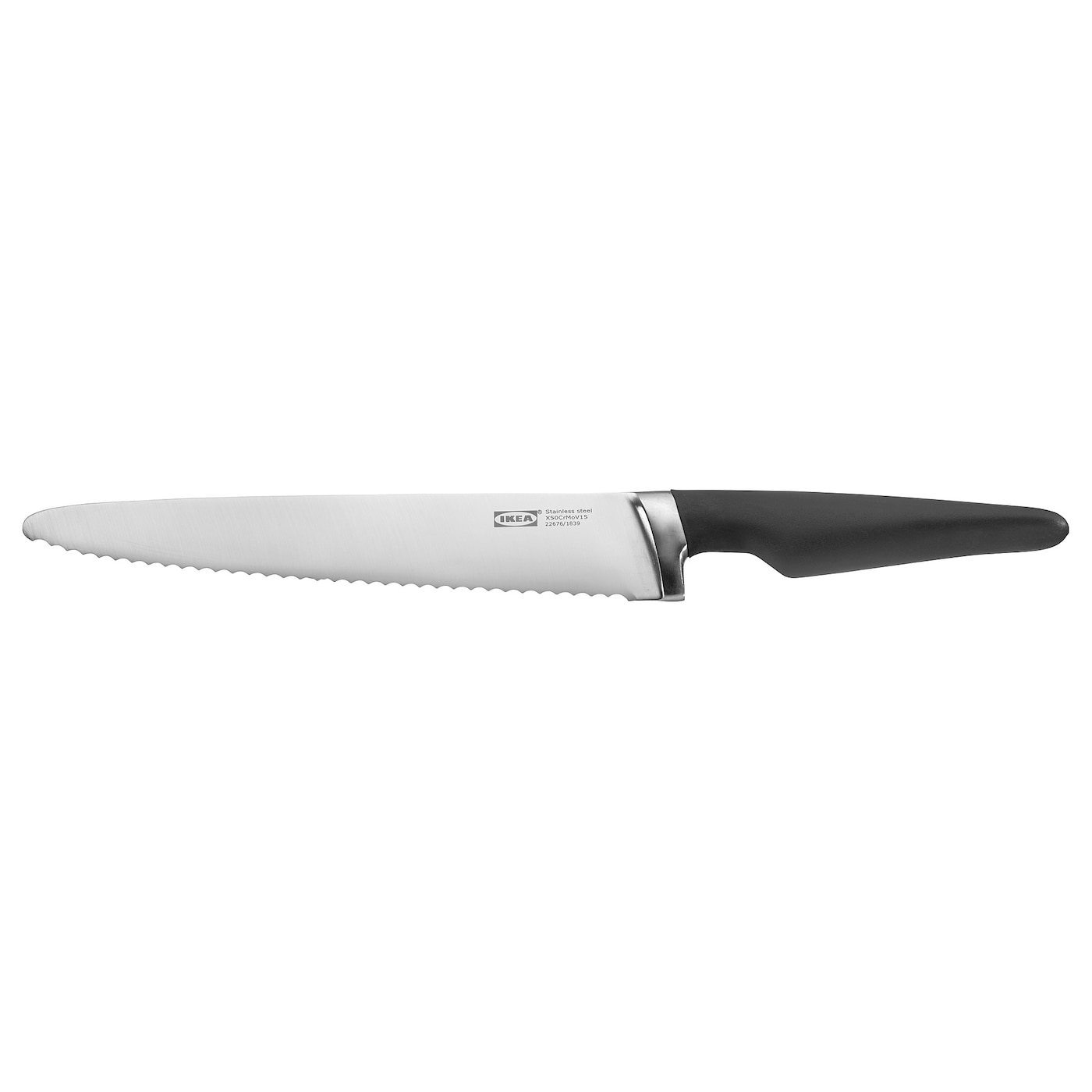 Нож для хлеба VÖRDA, черный IKEA