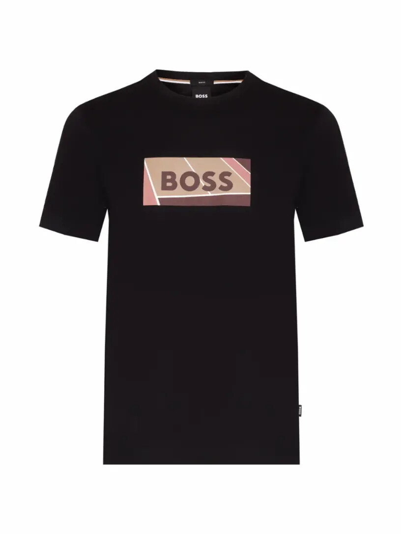 

Хлопковая футболка с логотипом Hugo Boss