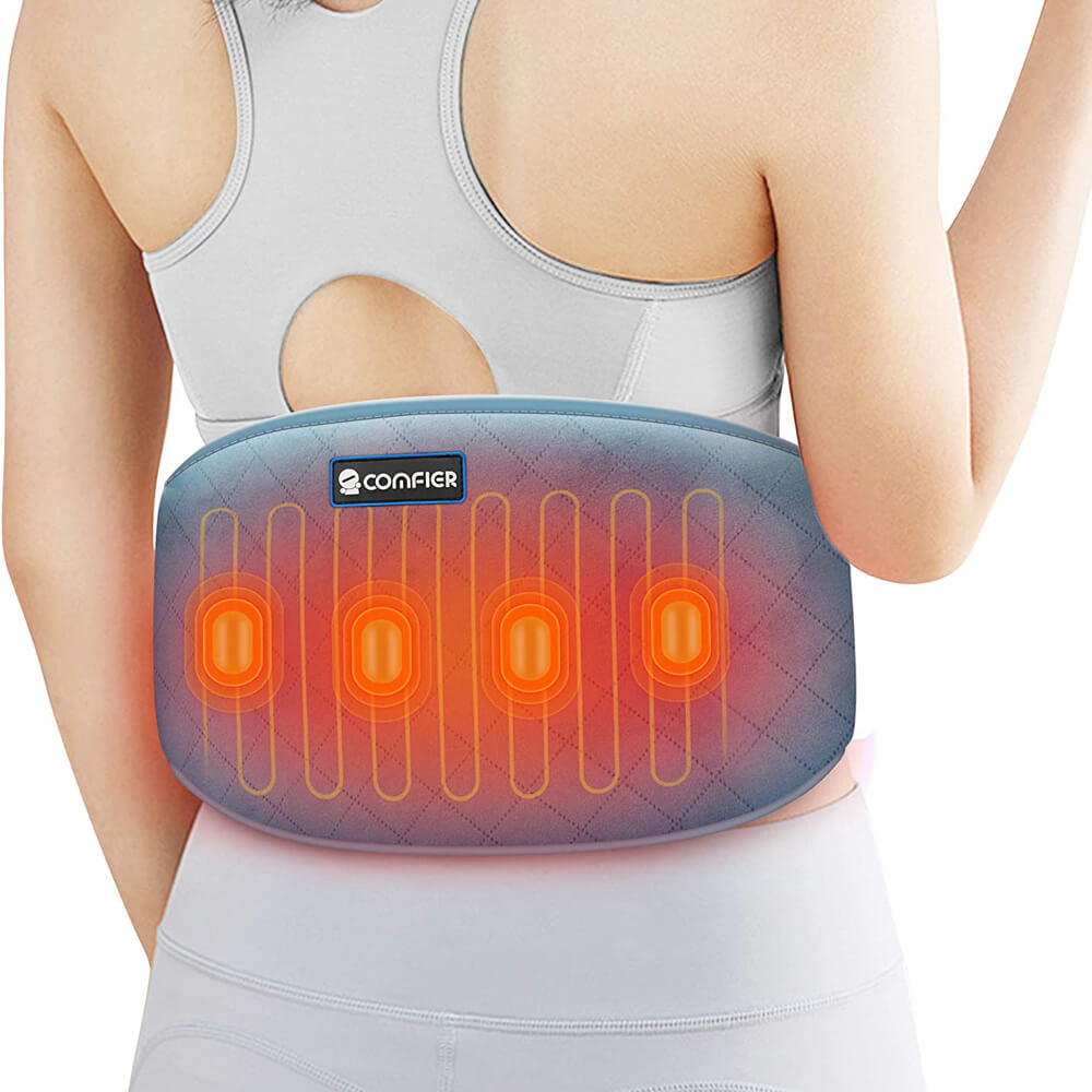 Массажер Comfier Heating Pad Back Pain, синий физиотерапевтическое устройство от боли в шее и спине от боли артрита боль в плечах менструальные колики облегчение боли в теле