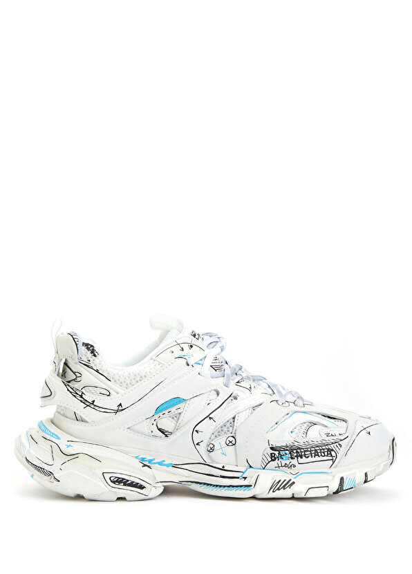 

Женские кроссовки track с черно-белым логотипом Balenciaga