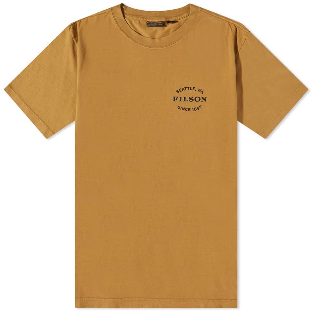 

Футболка Filson Small Logo Pioneer Tee, Коричневый