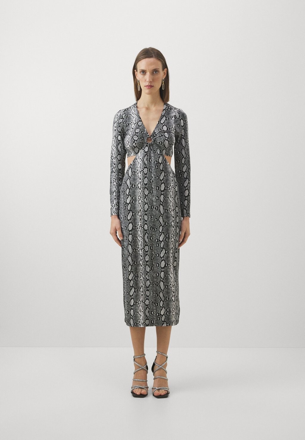 

Платье из джерси MIDI DRESS MICHAEL Michael Kors, черный