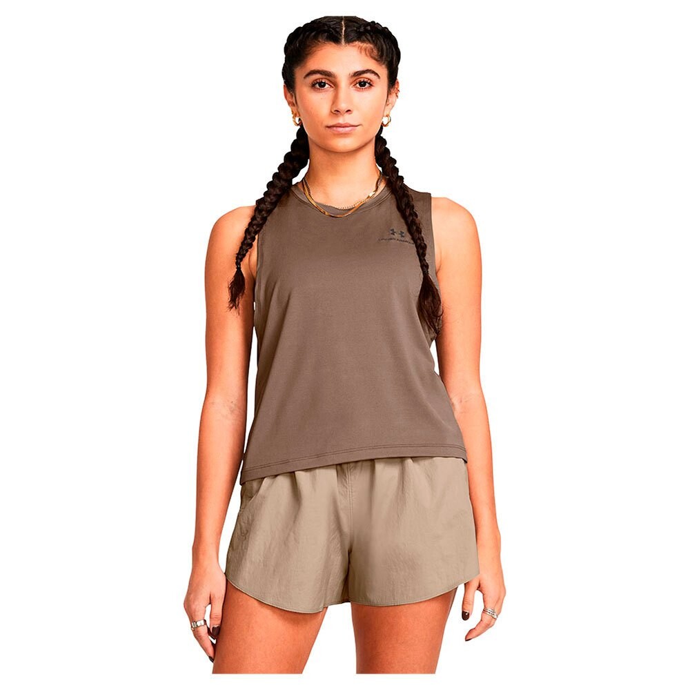 

Футболка Under Armour Rush Energy Crop, коричневый