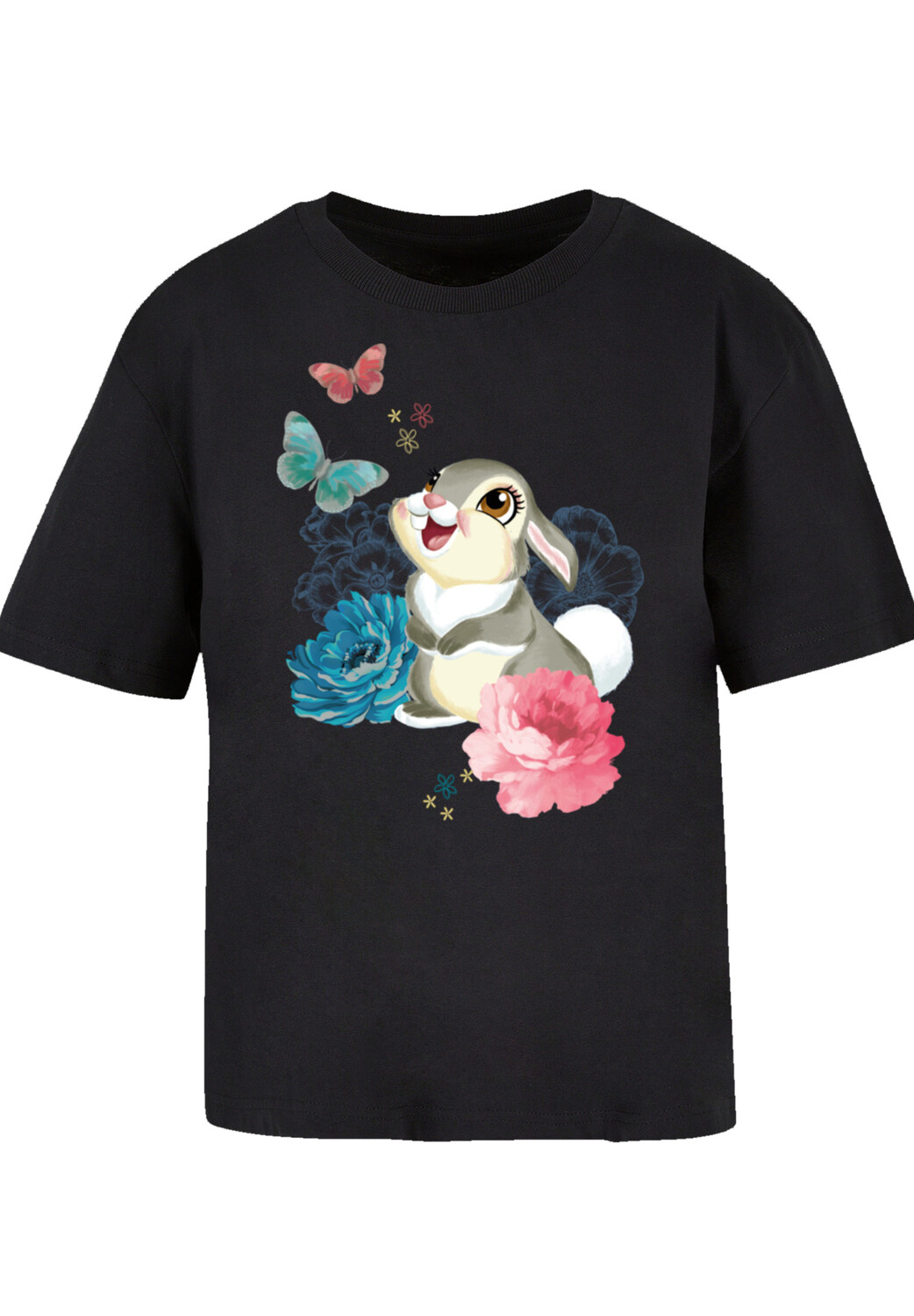 Футболка F4NT4STIC Ladies Everyday Tee Disney Bambi Klopfer, черный