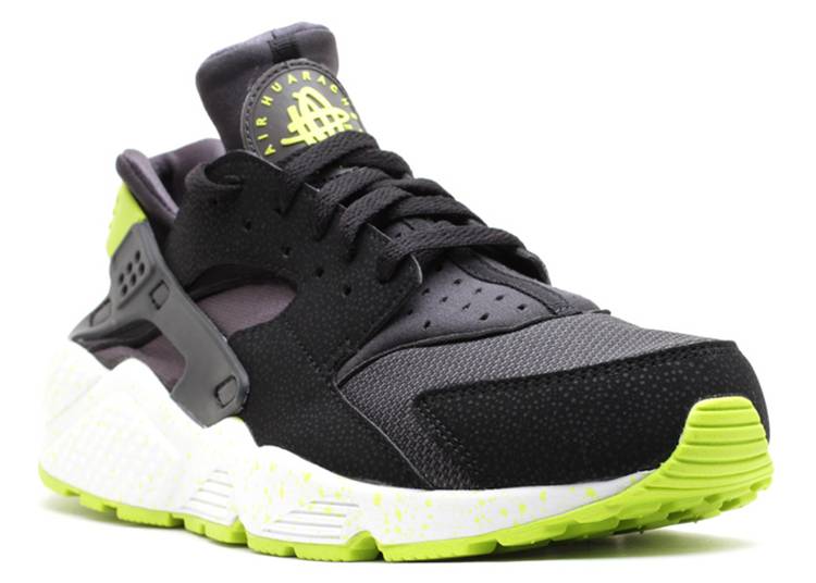 Huarache black on sale venom green