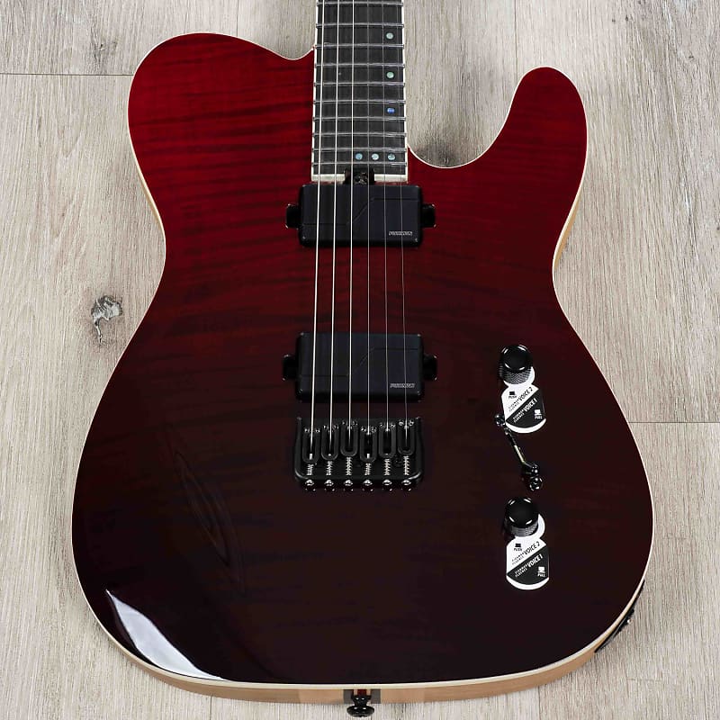 

Электрогитара Schecter SLS Elite PT Guitar, Ebony Fretboard, Fishman Fluence Pickups, Blood Burst