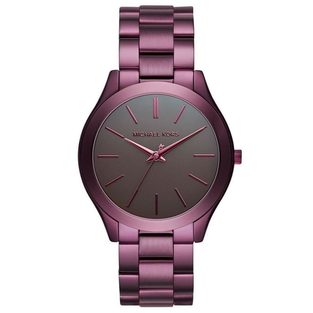 

Тонкие часы сливового цвета mk3551 для подиума Michael Kors, фиолетовый