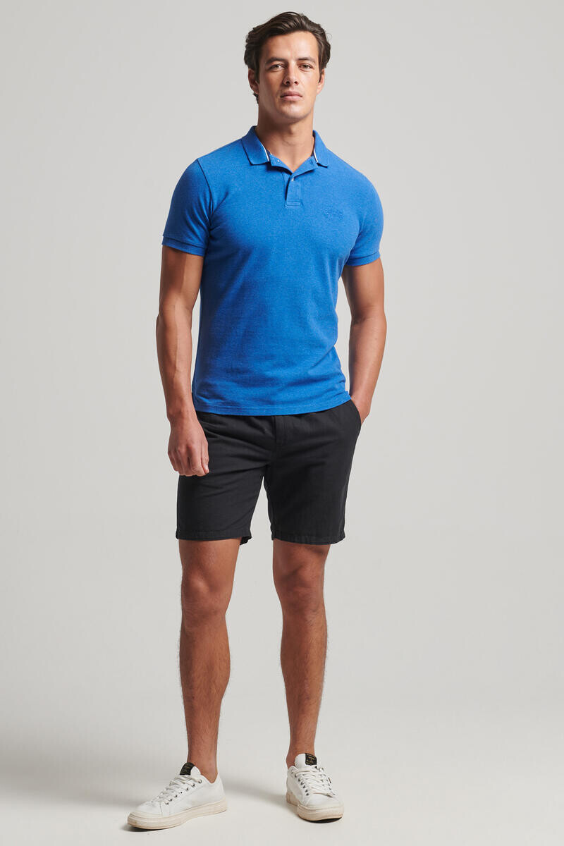 

Классическое поло из пике Superdry Superdry, темно-синий