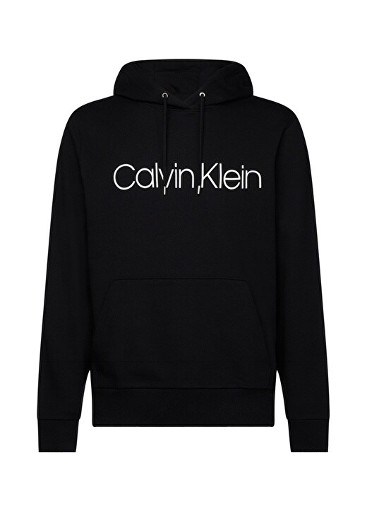 

Черная мужская толстовка с воротником с капюшоном Calvin Klein, Черный