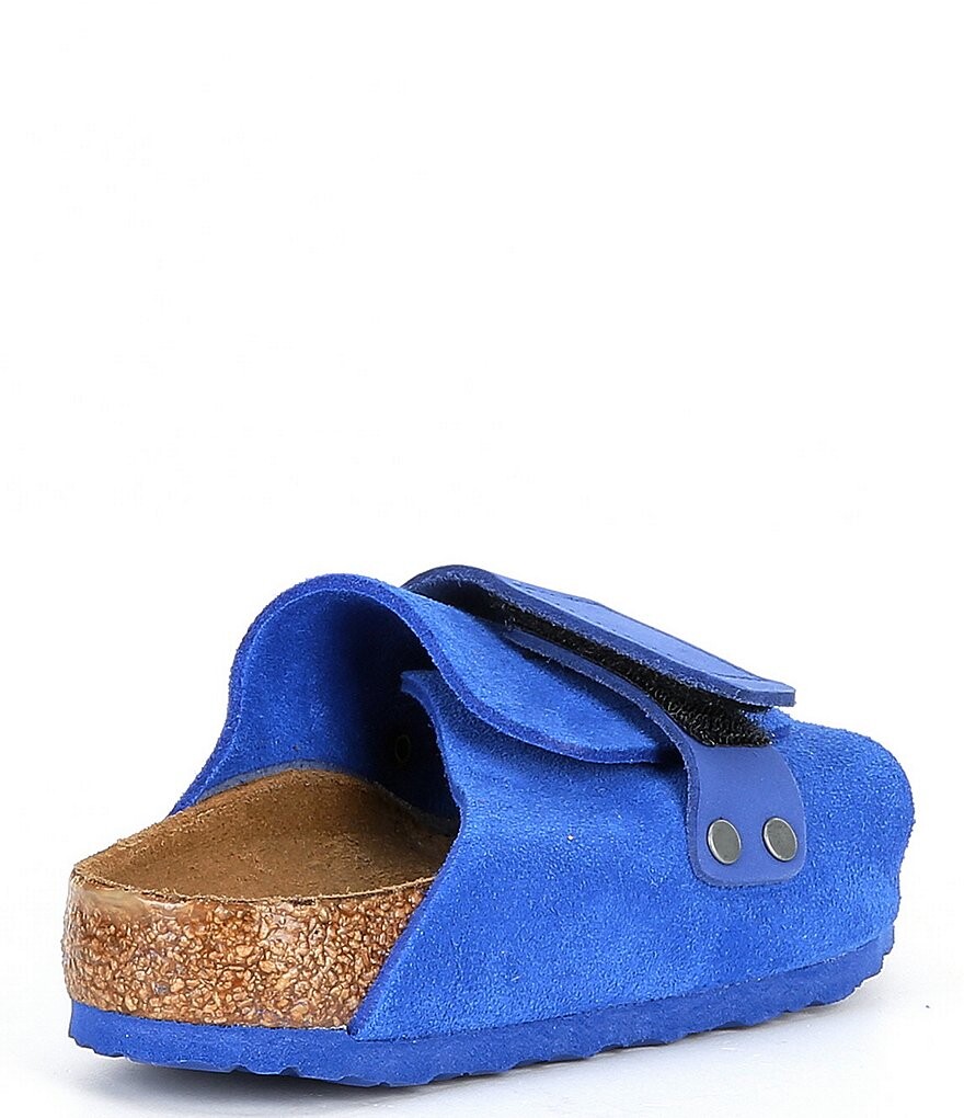 

Детские замшевые шлепанцы Birkenstock Kyoto (подростковые), синий