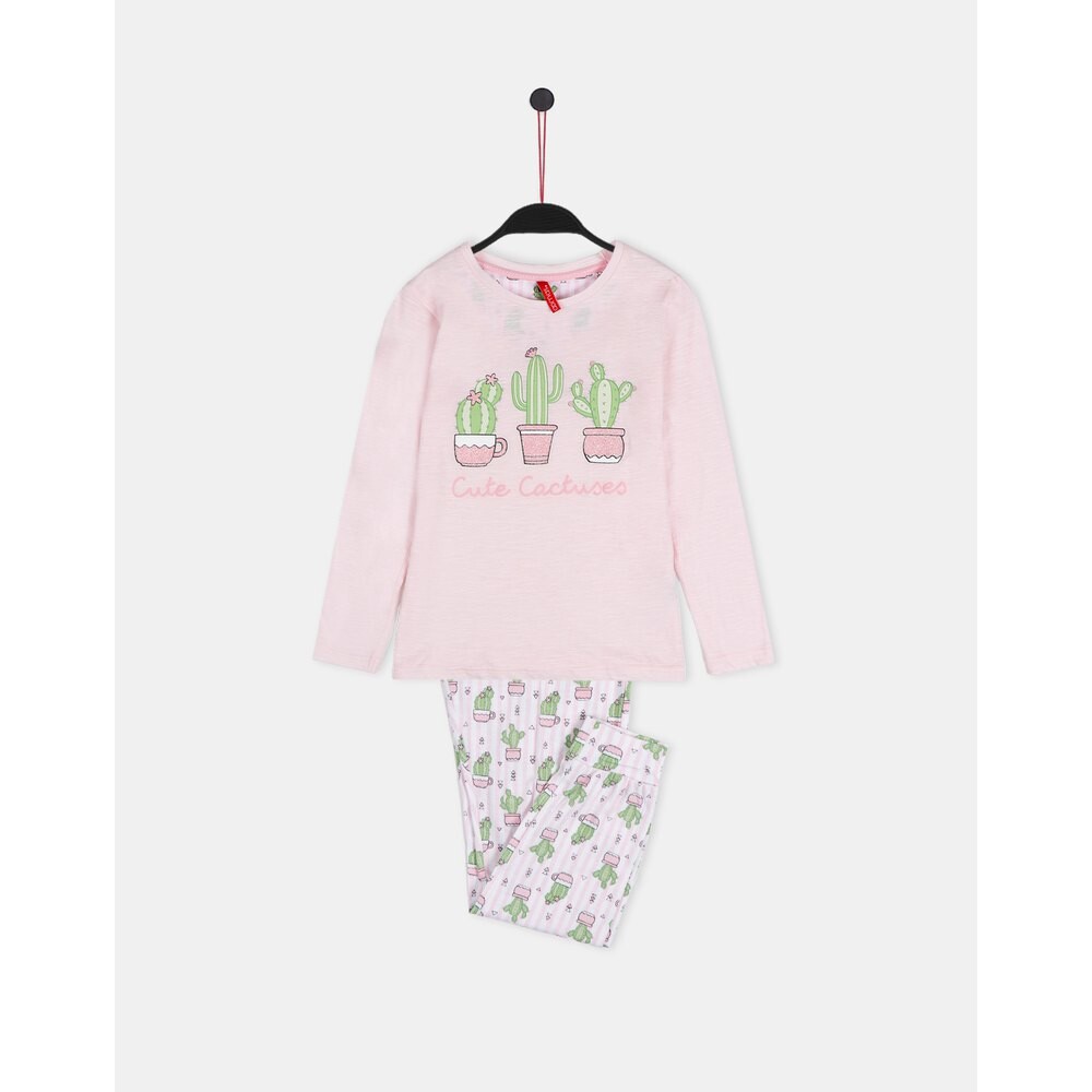

Пижама Admas Cute Cactuses, розовый