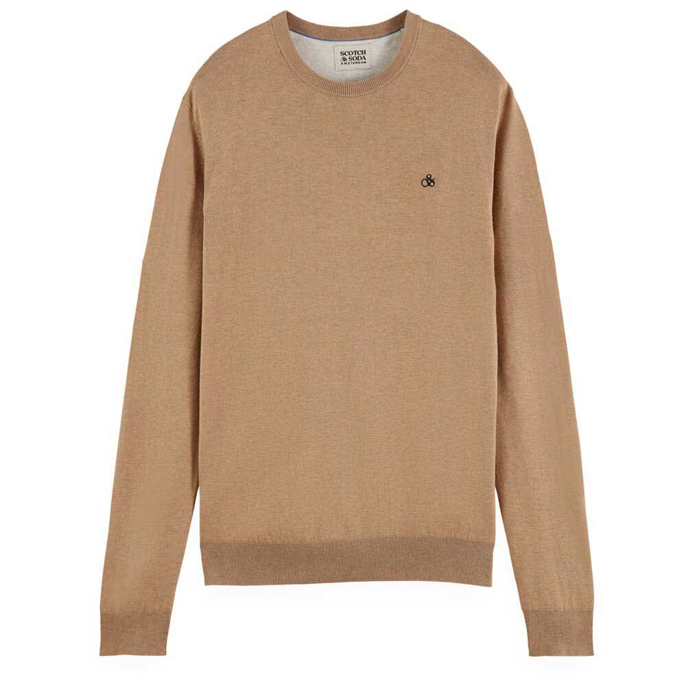 

Свитер Scotch & Soda Essentials Crew Neck, бежевый