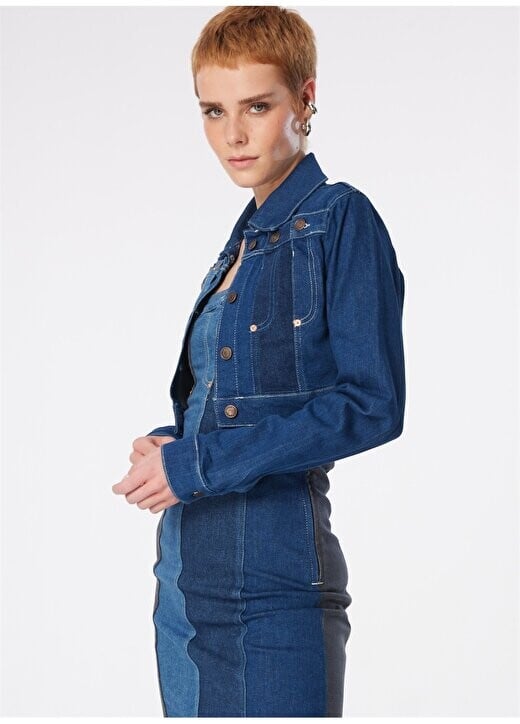 

Женская джинсовая куртка индиго 241K1J0501 Moschino Jeans, индиго