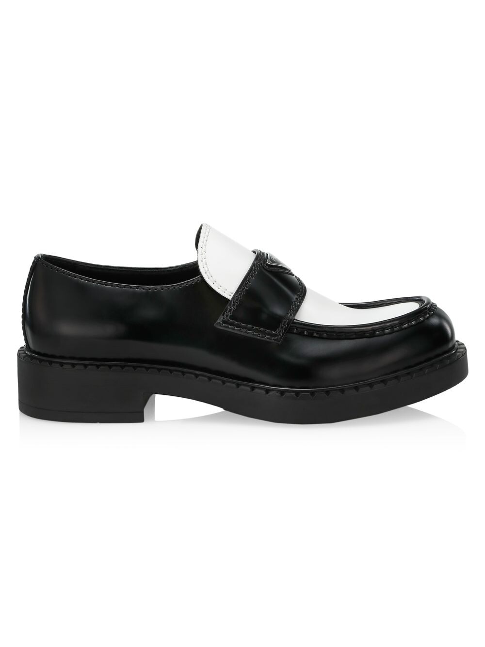 

Кожаные лоферы Lifestyle Prada, неро