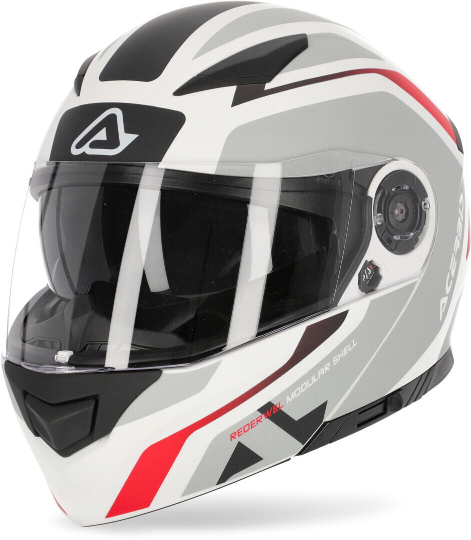 

Шлем Acerbis Rederwel P/J Graphics, белый/красный