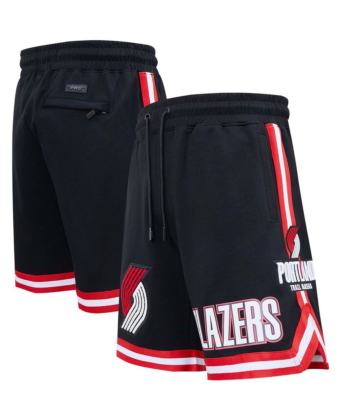 

Мужские черные шорты portland trail blazers из синели Pro Standard, черный