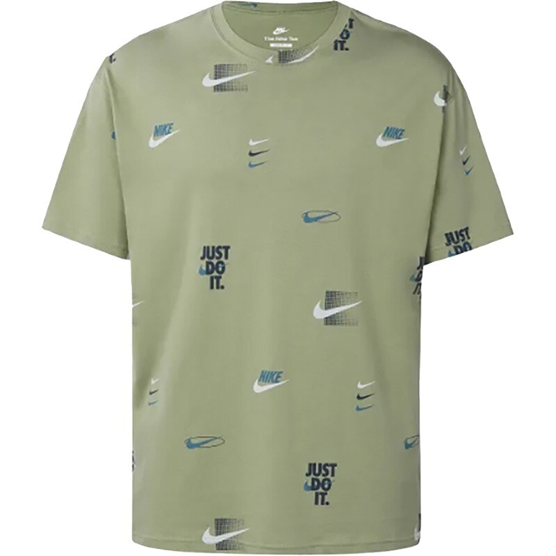 

Футболка Nike Round Neck Casual Sports, серовато-зеленый