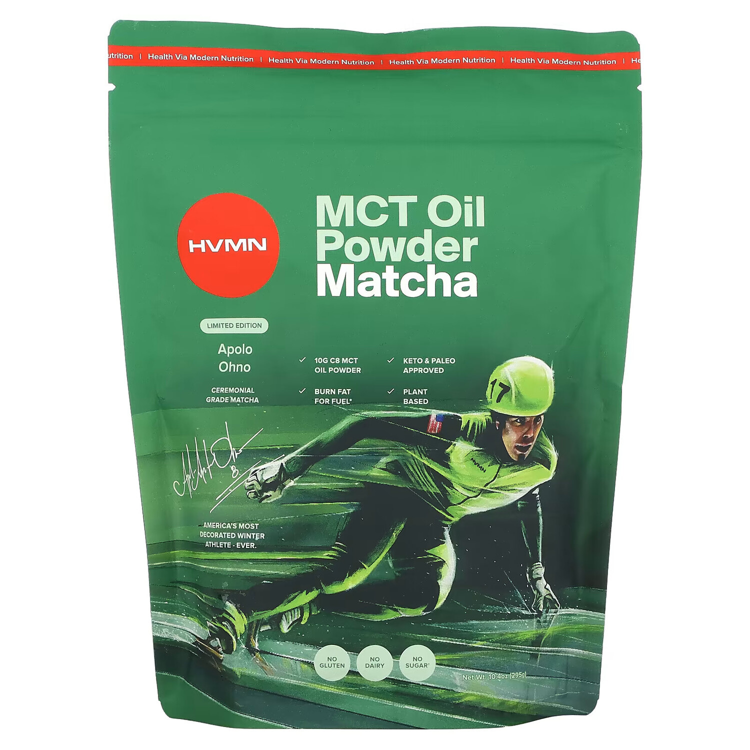 

HVMN, MCT Oil Powder, матча матча, ограниченная серия, 295 г (10,4 унции)