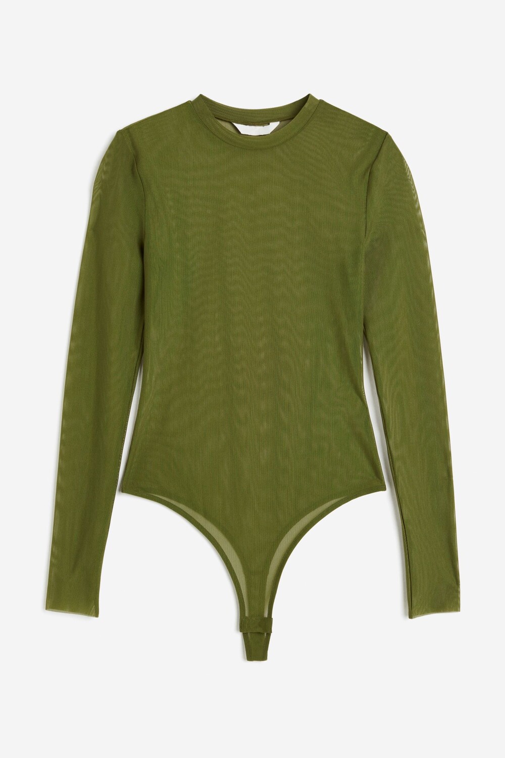 

Боди H&M Mesh Thong, зеленый