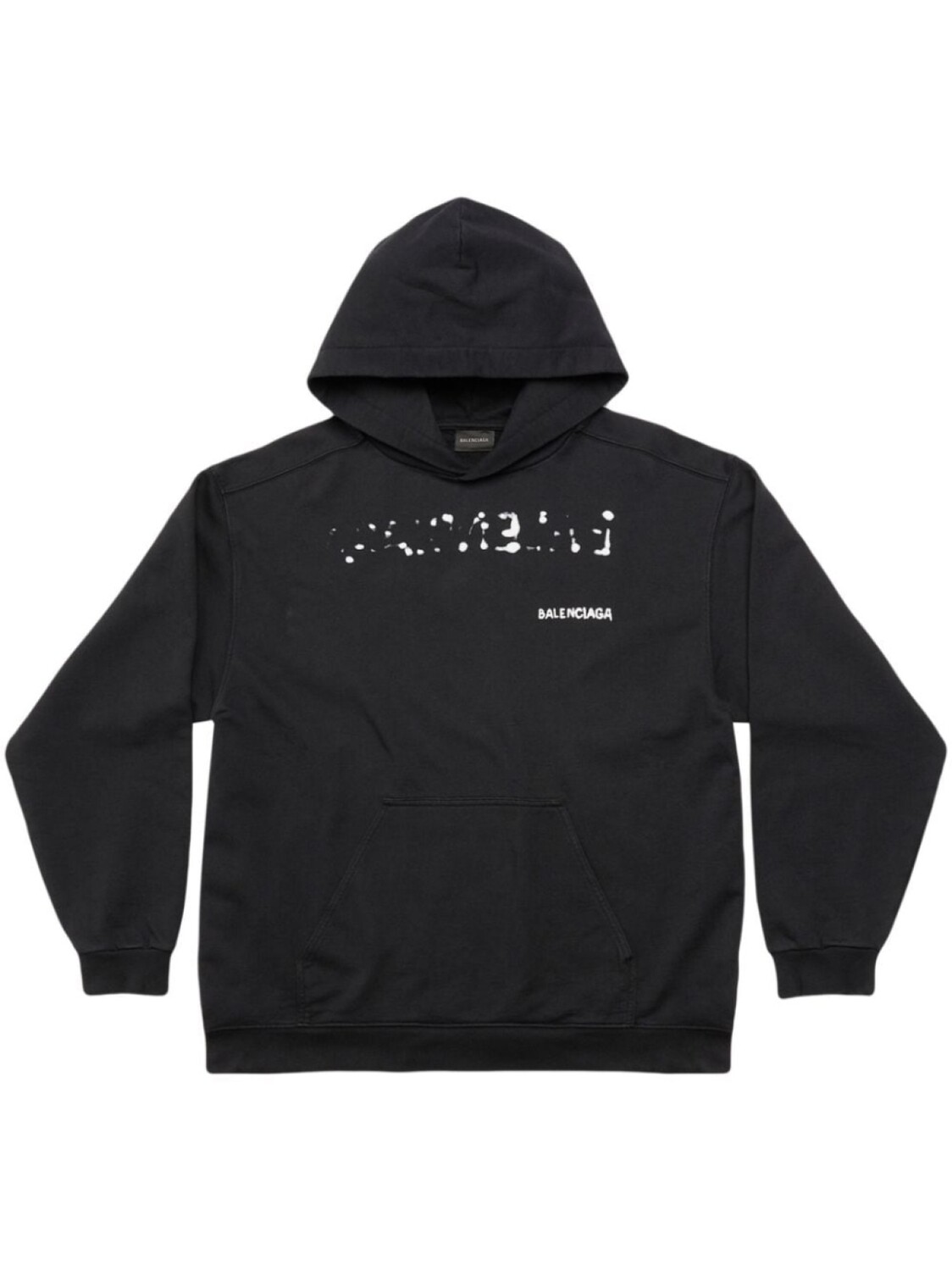 

Balenciaga худи с логотипом, черный