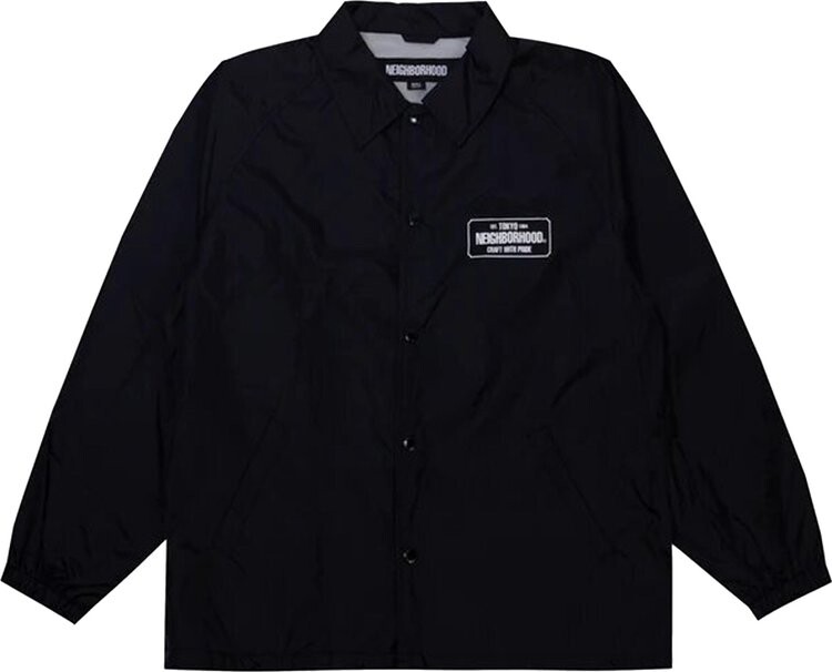 

Куртка Neighborhood Winbreaker Logo Jacket 'Black', черный