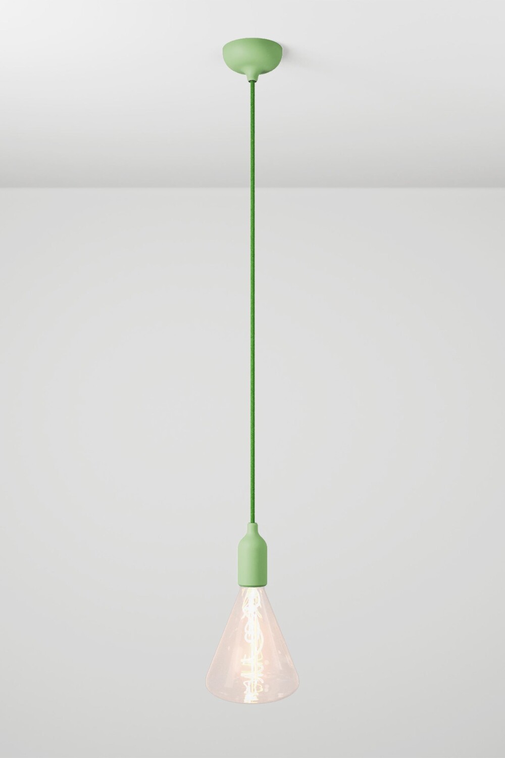 

Потолочный светильник Creative Cables Silicone, зеленый