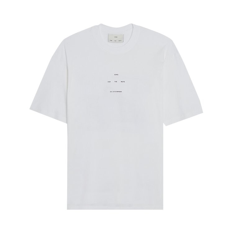 

Футболка Song for the Mute Logo Oversized Tee 'White', белый
