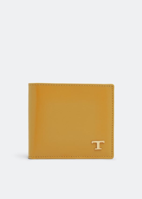 

Кошелек TOD'S T Timeless wallet, желтый
