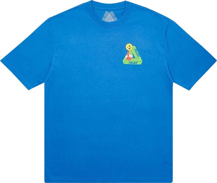 Футболка Palace Tri-Smiler T-Shirt 'Blue', синий