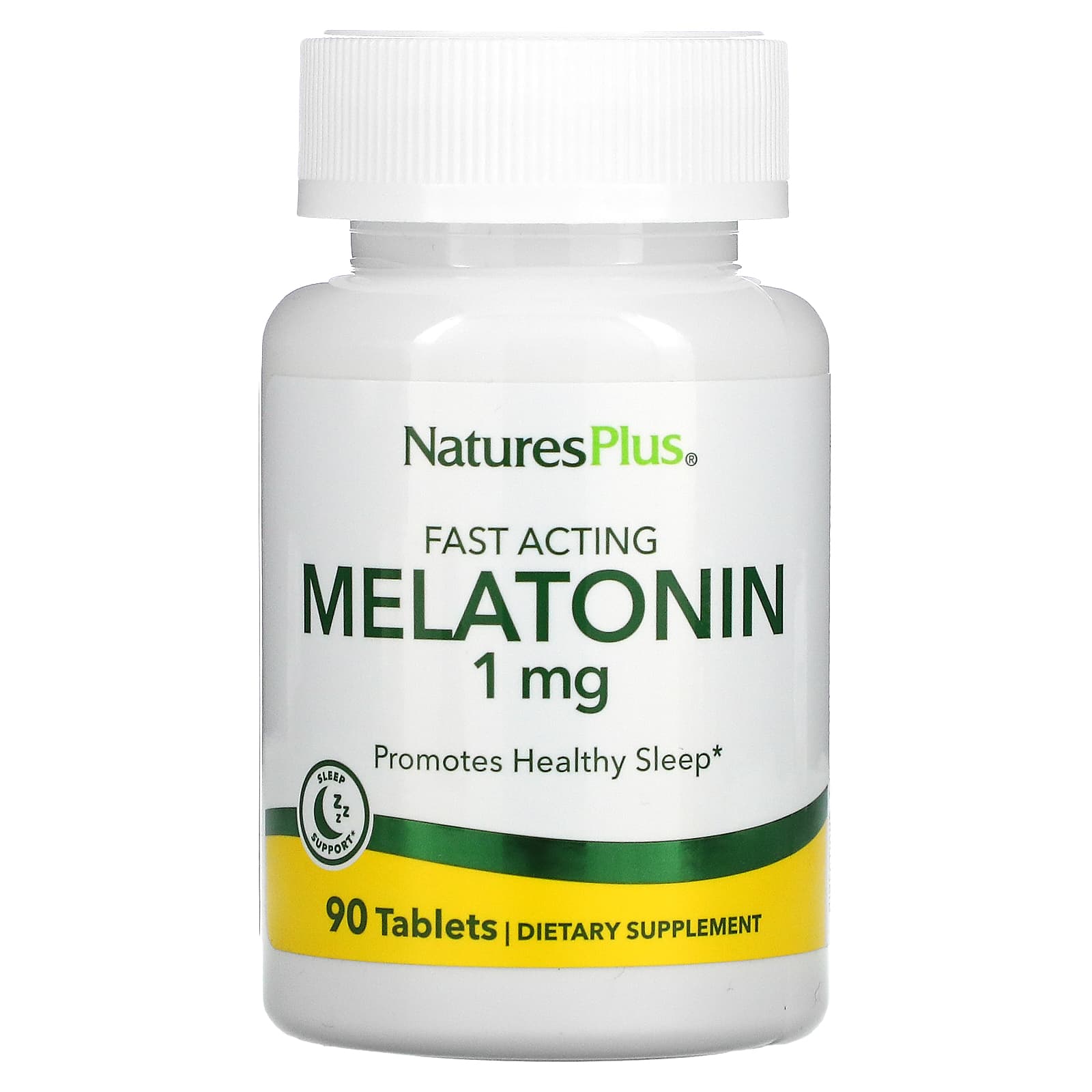 Мелатонин NaturesPlus быстрого действия, 90 таблеток