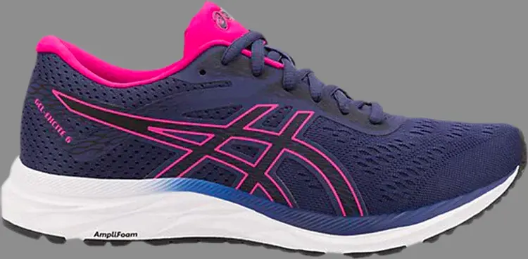 

Лимитированные кроссовки wmns gel excite 6 'indigo pink rave' Asics, синий