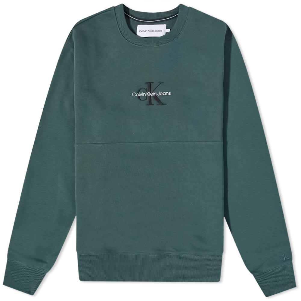 

Толстовка Calvin Klein Monologo Crew Sweat, Серый