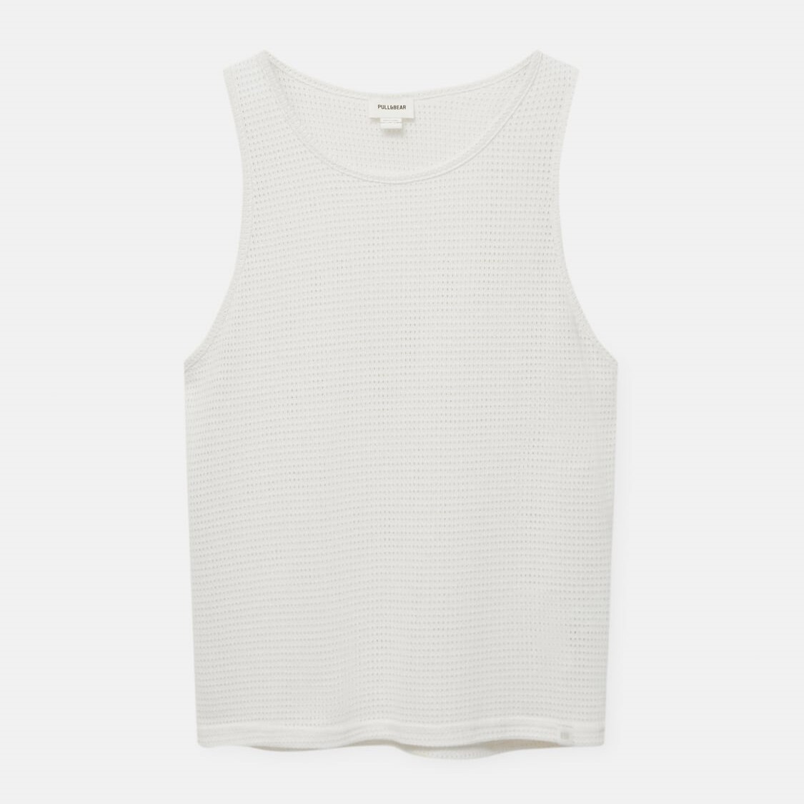 

Майка Pull&Bear Crochet-style Open-knit, белый