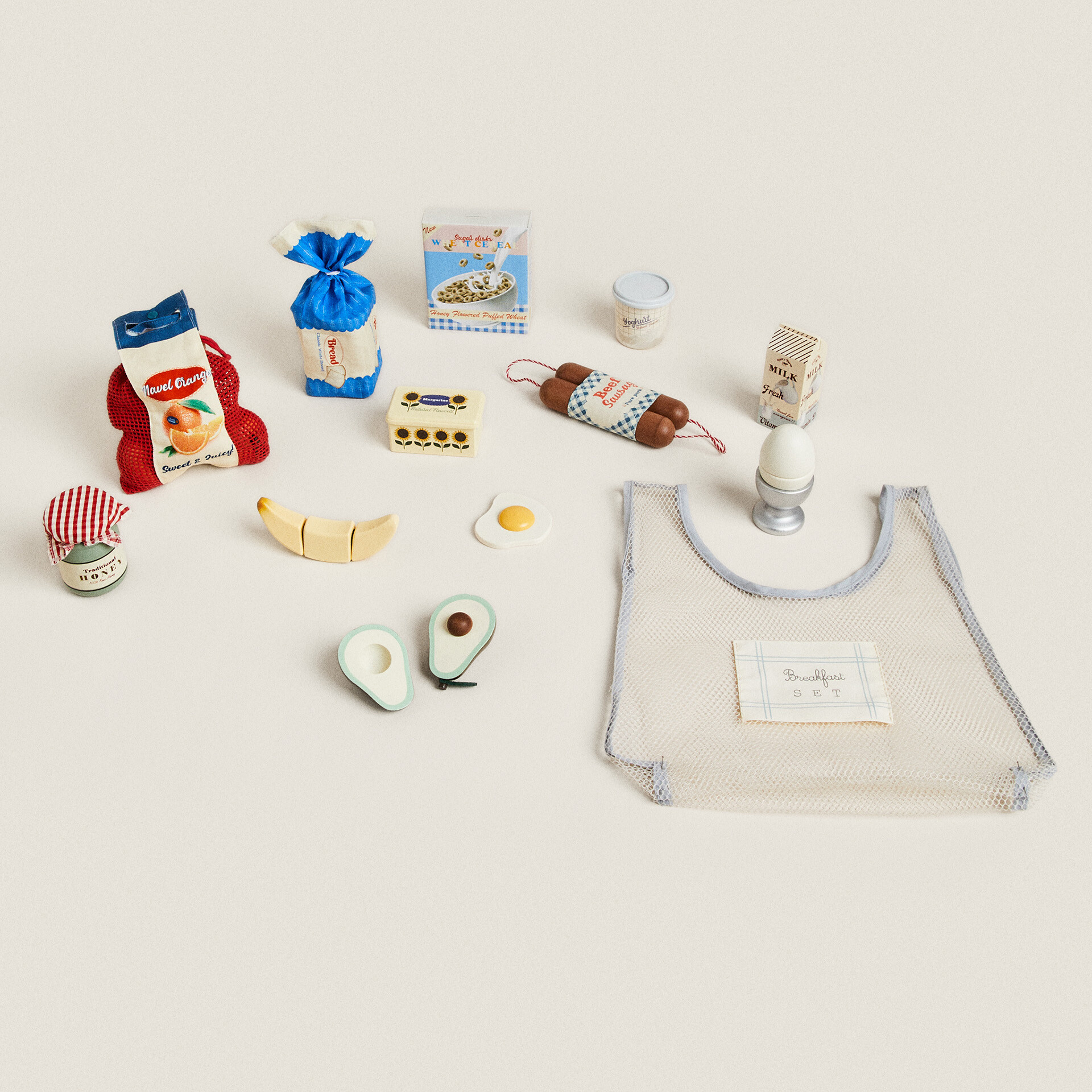 Набор игрушечных продуктов Zara Home, 13 предметов набор игрушечных продуктов наша игрушка 7 предметов в комплекте блистер 58902
