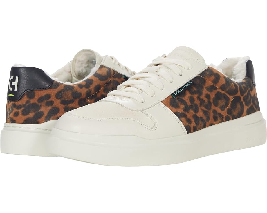 

Кроссовки Cole Haan Grandpro Rally Court Sneaker, цвет Leopard Print Suede/Cozy