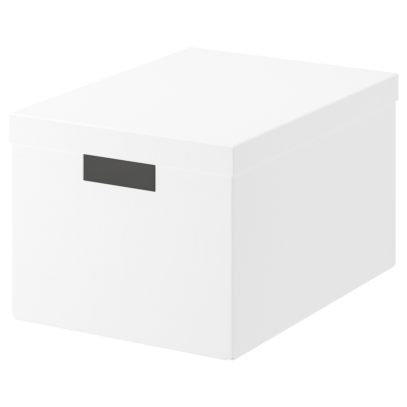 TJENA ТЬЕНА Коробка с крышкой, белый, 25x35x20 см IKEA
